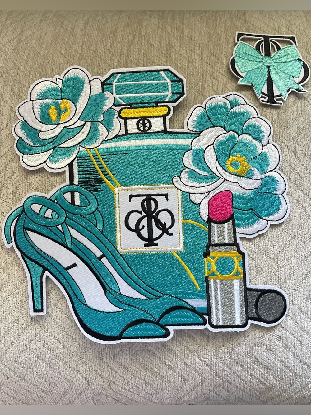 T & Co Large Iron on patch bundle